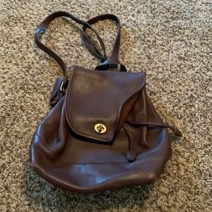 Vintage Coach backpack purse